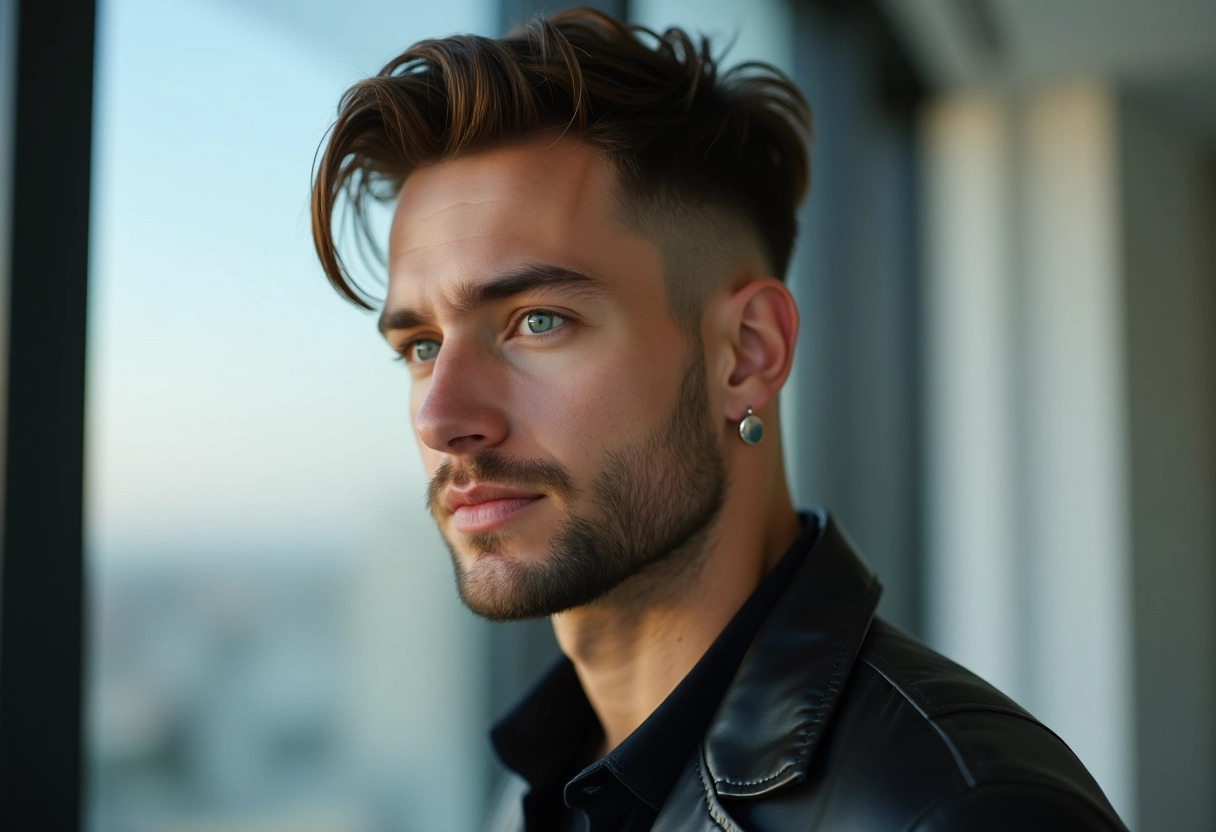 coupe homme mi-long 2024 : inspirations rétro et contemporaines -  coiffure homme  et  vintage